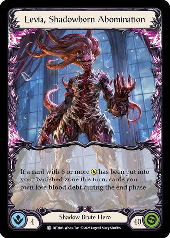 Image for Levia, Shadowborn Abomination (DTD103) - Flesh and Blood TCG