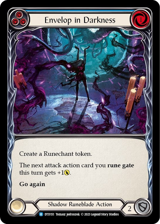 Envelop in Darkness (Blue) (DTD151) [Dusk Till Dawn]