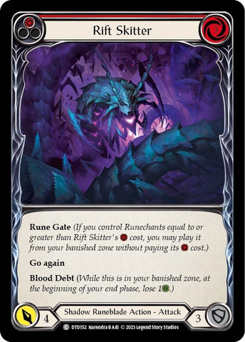 Image for Rift Skitter (Red) (DTD152) - Flesh and Blood TCG