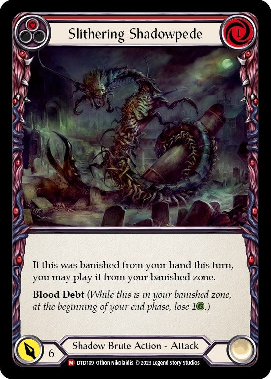 Image for Slithering Shadowpede (DTD109) - Flesh and Blood TCG