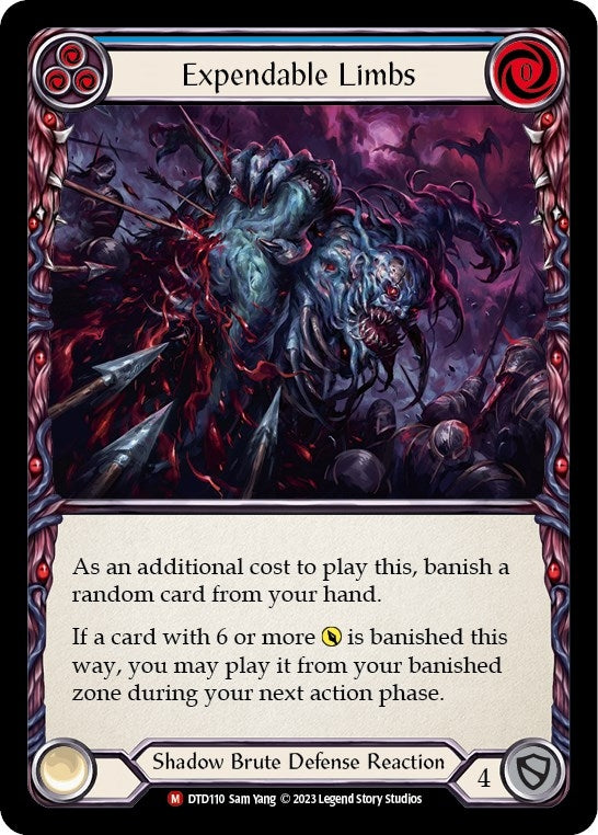 Expendable Limbs (DTD110) [Dusk Till Dawn]