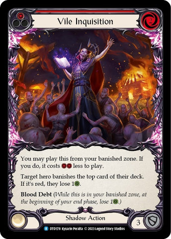 Vile Inquisition (Red) (DTD178) [Dusk Till Dawn]