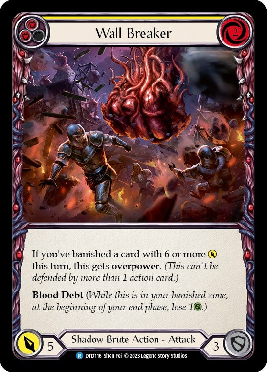 Wall Breaker (Yellow) (DTD116) [Dusk Till Dawn]