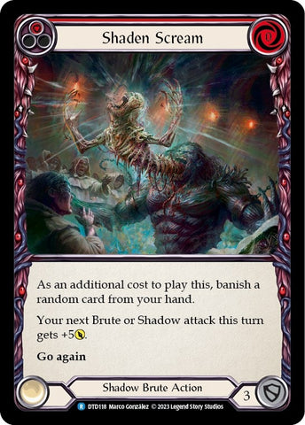 Shaden Scream (Red) (DTD118) [Dusk Till Dawn]
