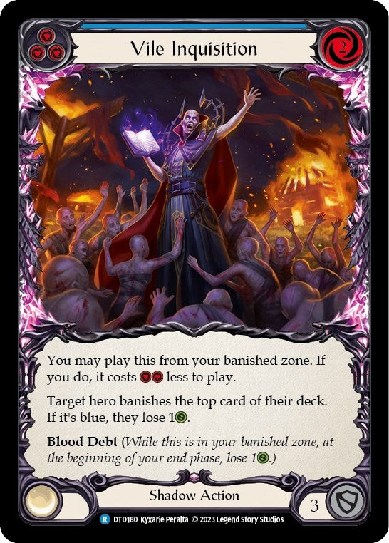 Vile Inquisition (Blue) (DTD180) [Dusk Till Dawn]