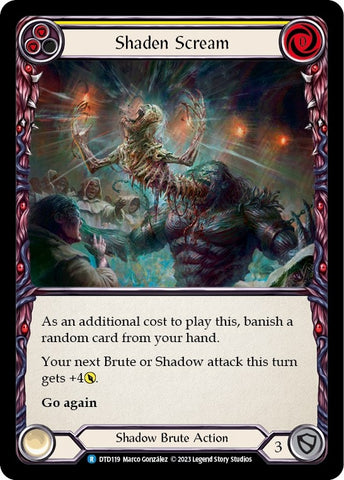 Shaden Scream (Yellow) (DTD119) [Dusk Till Dawn]