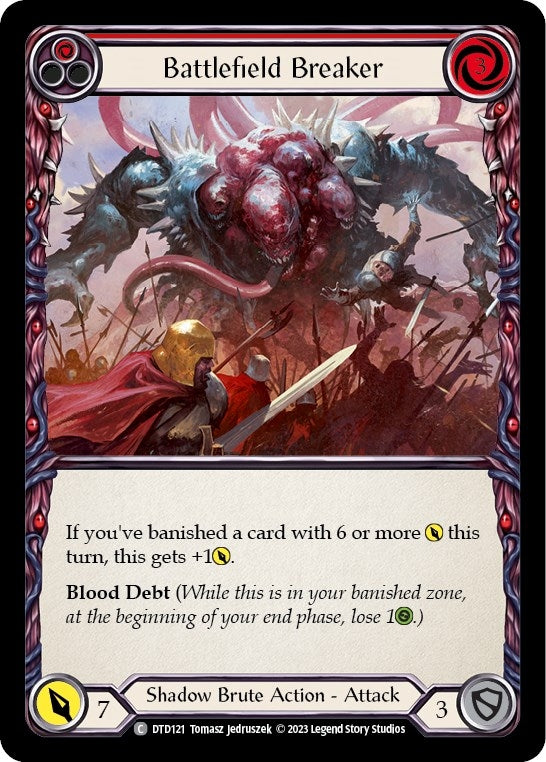 Image for Battlefield Breaker (Red) (DTD121) - Flesh and Blood TCG
