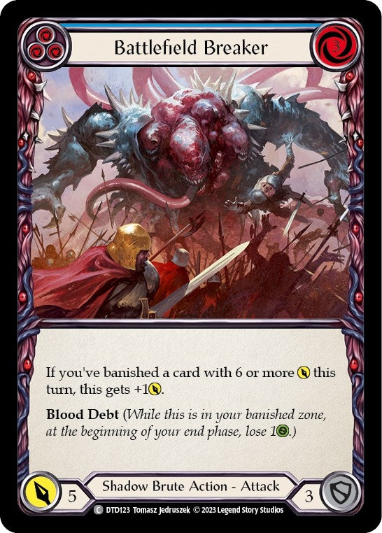 Image for Battlefield Breaker (Blue) (DTD123) - Flesh and Blood TCG