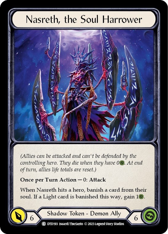 Image for Nasreth, the Soul Harrower (DTD193) - Flesh and Blood TCG