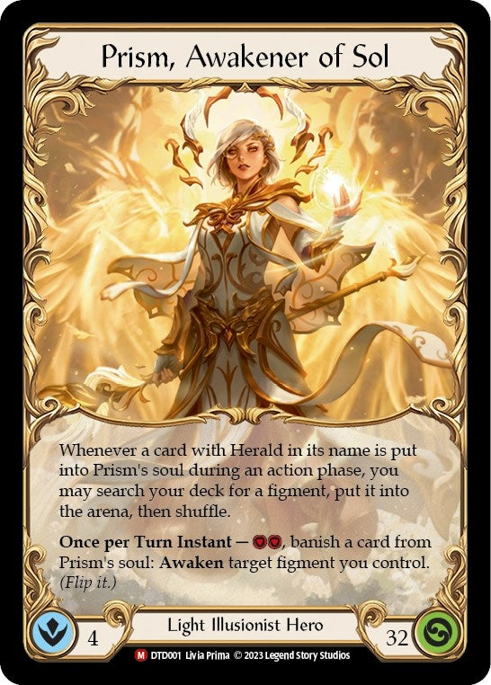 Image for Prism, Awakener of Sol (DTD001) - Flesh and Blood TCG