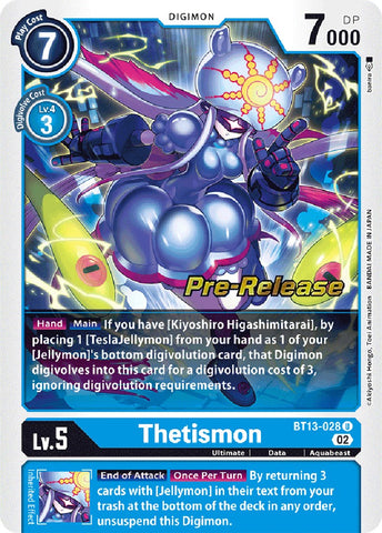 Thetismon [BT13-028] [Versus Royal Knight Booster Pre-Release Cards]