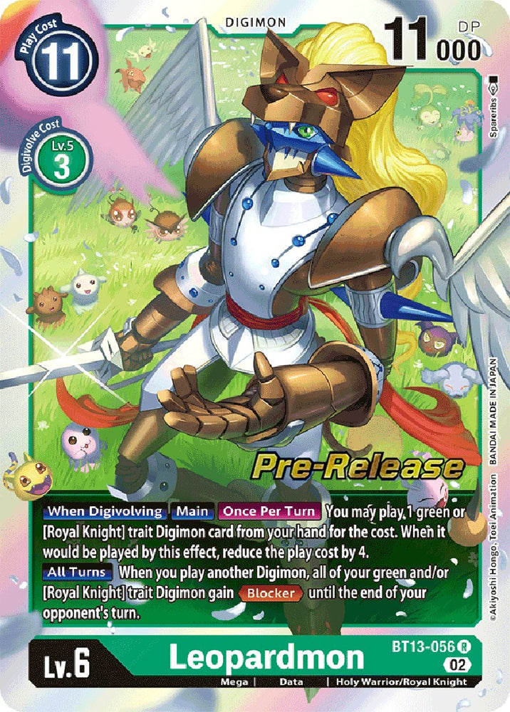 Leopardmon [BT13-056] [Versus Royal Knight Booster Pre-Release Cards]