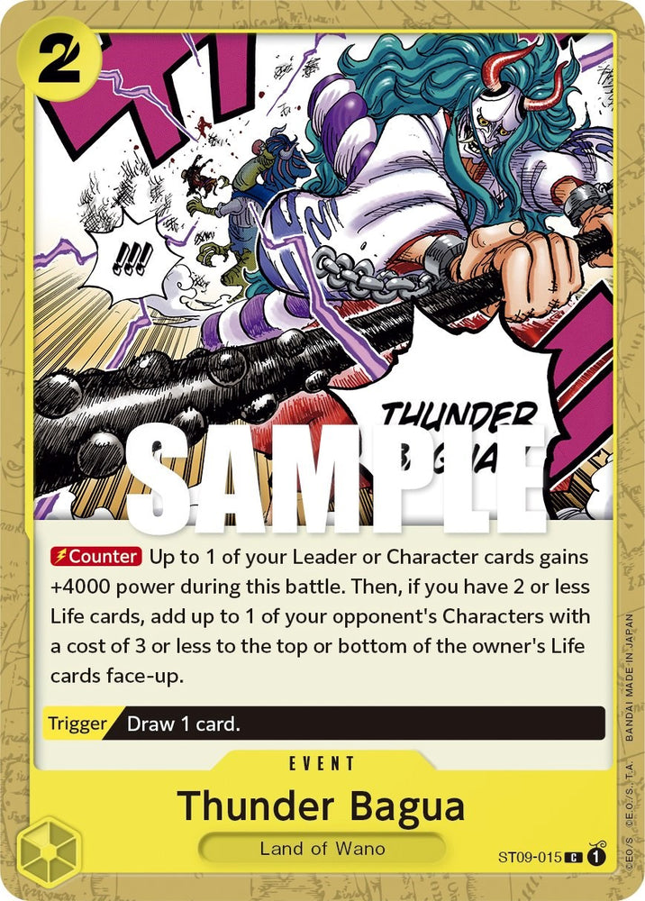 Thunder Bagua (ST09-015) [Starter Deck: Yamato]