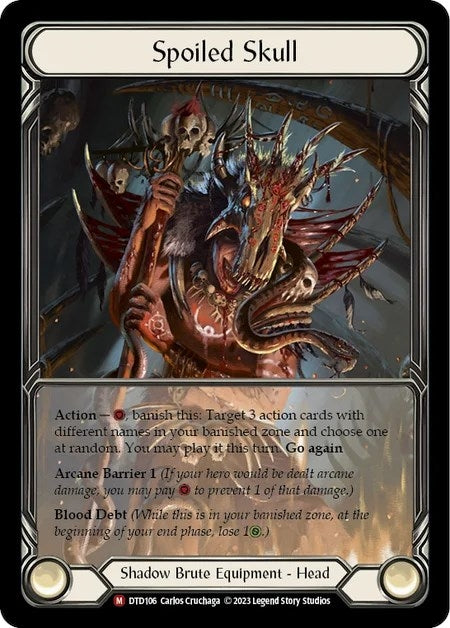 Image for Spoiled Skull (Extended Art) (DTD106) - Flesh and Blood TCG