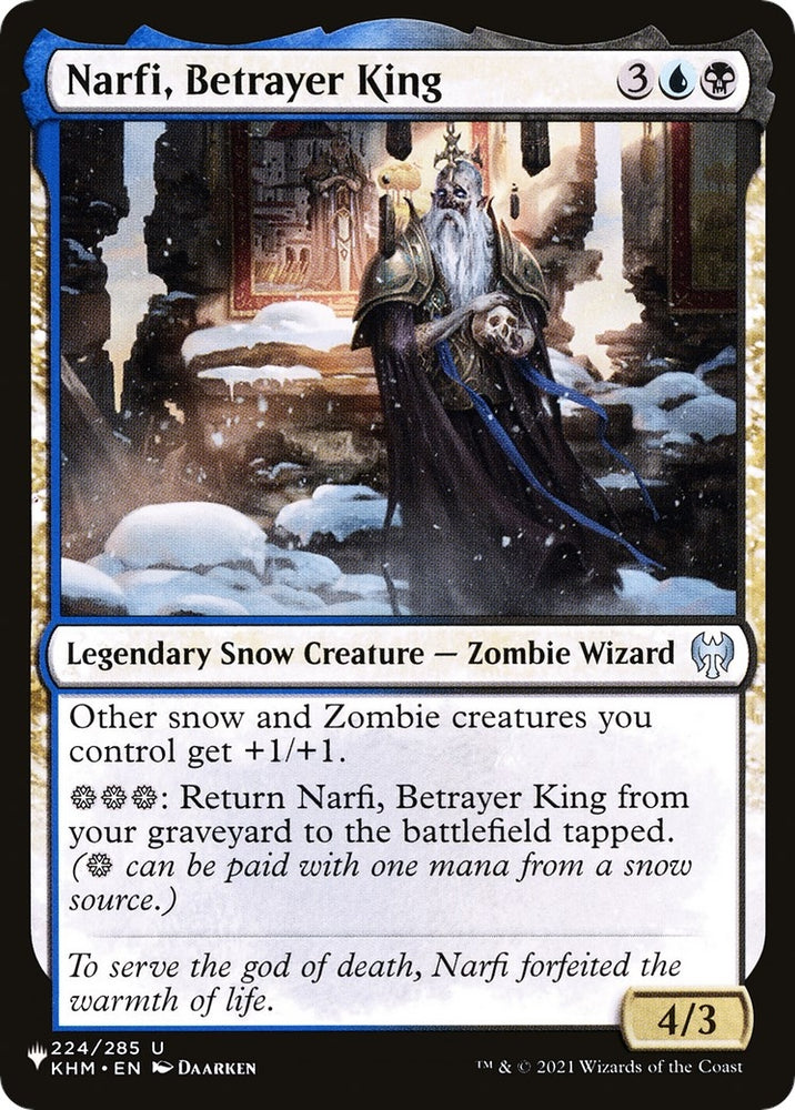 Narfi, Betrayer King [The List]