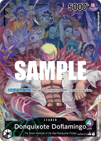 Donquixote Doflamingo (Alternate Art) (OP04-019) [Kingdoms of Intrigue]