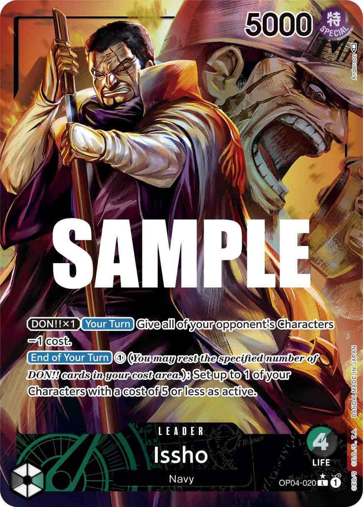 Image for Issho (Alternate Art) (OP04-020) [Kingdoms of Intrigue] - One Piece Card Game