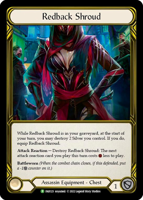 Redback Shroud (Golden) [FAB123] (Promo) Cold Foil