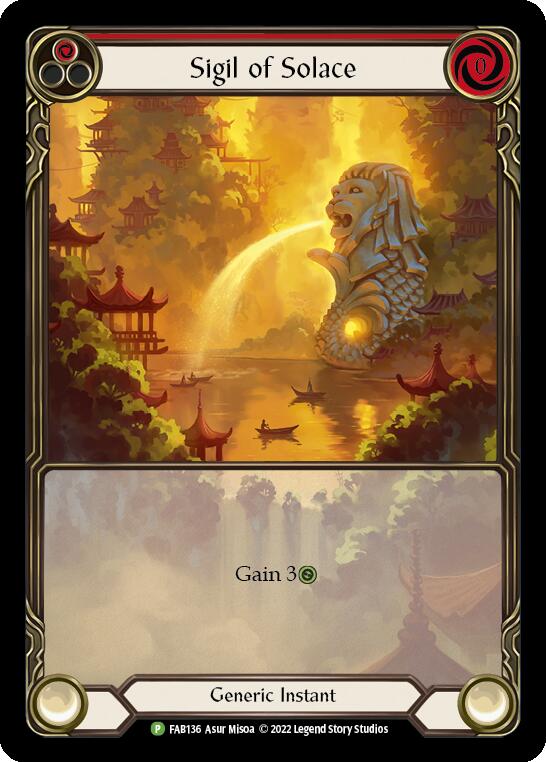 Sigil of Solace [FAB0136] (Promo) Rainbow Foil