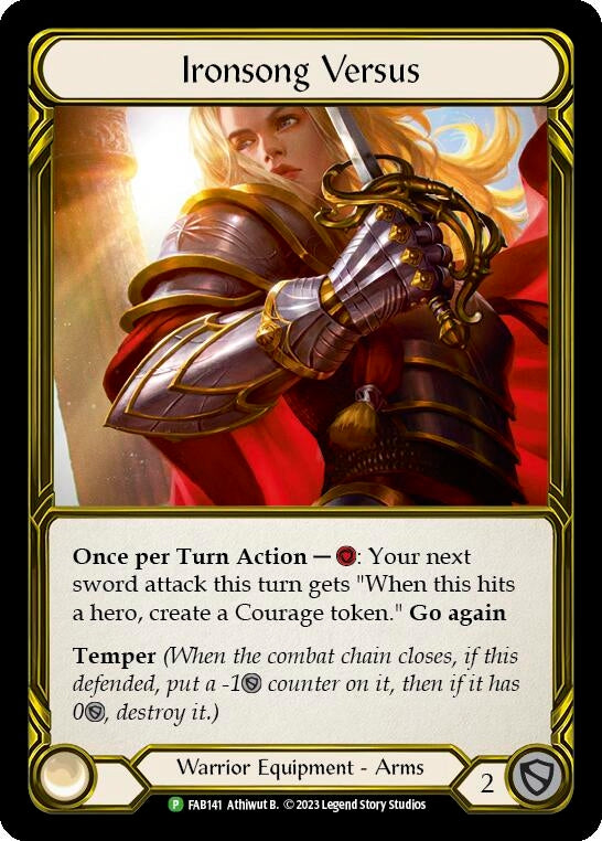 Ironsong Versus (Golden) [FAB141] (Promo) Cold Foil