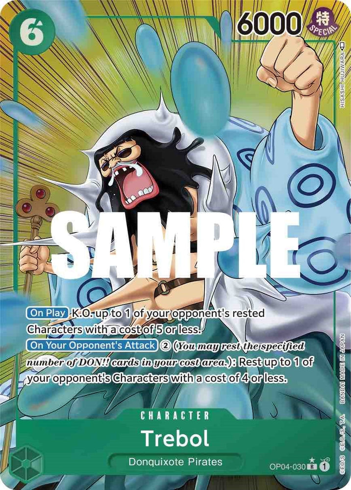 Image for Trebol (Alternate Art) (OP04-030) [Kingdoms of Intrigue] - One Piece Card Game