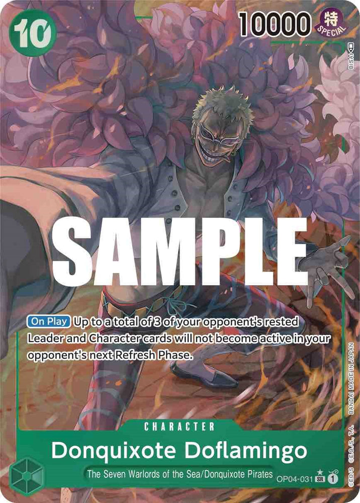 Donquixote Doflamingo (Alternate Art) (OP04-031) [Kingdoms of Intrigue]