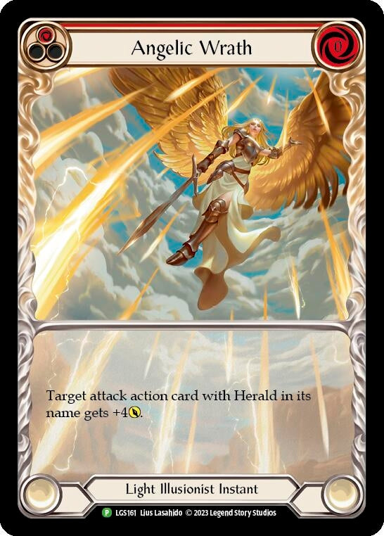 Angelic Wrath (Red) [LGS161] (Promo) Rainbow Foil