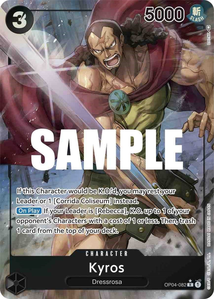 Image for Kyros (Alternate Art) (OP04-082) [Kingdoms of Intrigue] - One Piece Card Game