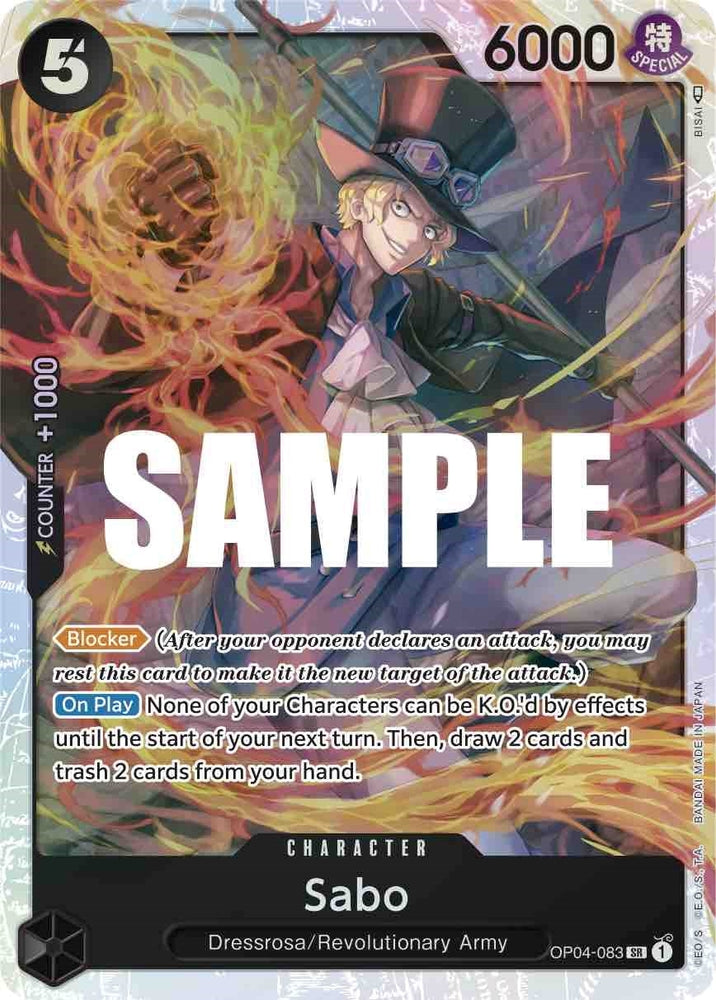 Image for Sabo (OP04-083) [Kingdoms of Intrigue] - One Piece Card Game