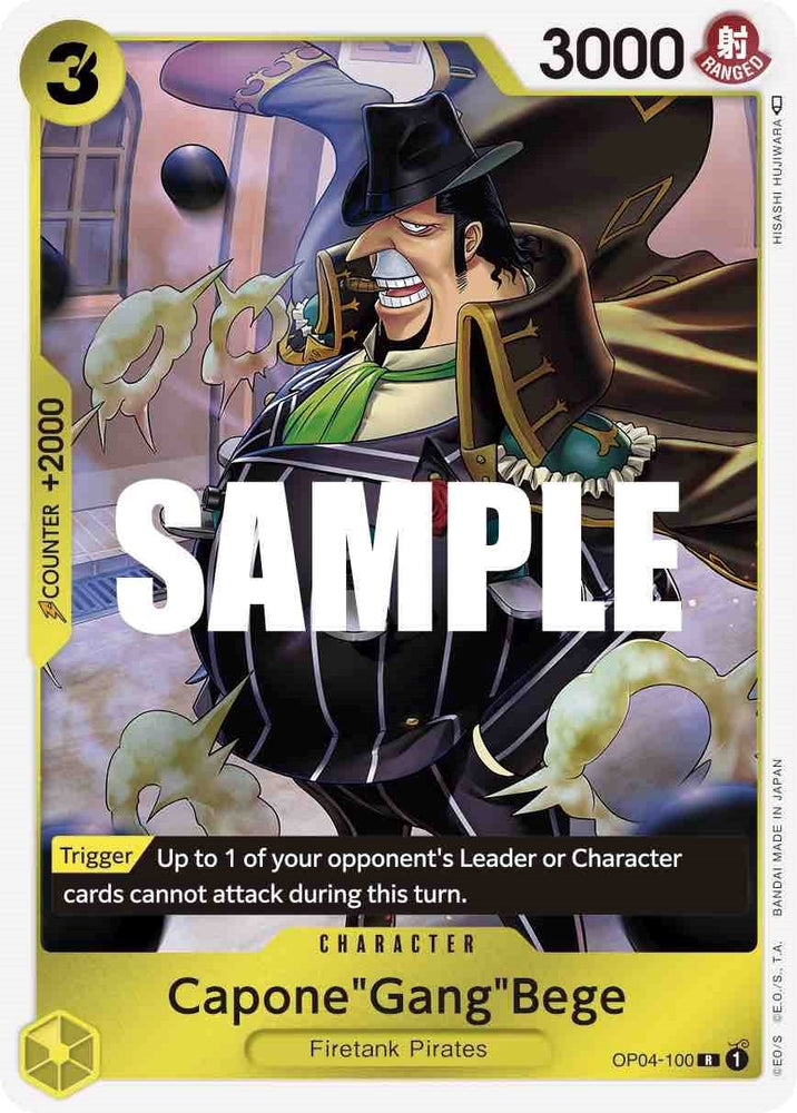 Image for Capone"Gang"Bege (OP04-100) [Kingdoms of Intrigue] - One Piece Card Game