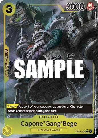 Capone"Gang"Bege (Alternate Art) (OP04-100) [Kingdoms of Intrigue]