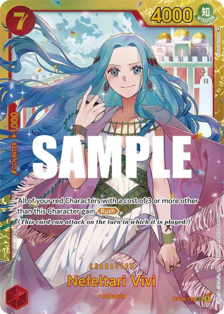 Image for Nefeltari Vivi (118) (OP04-118) [Kingdoms of Intrigue] - One Piece Card Game
