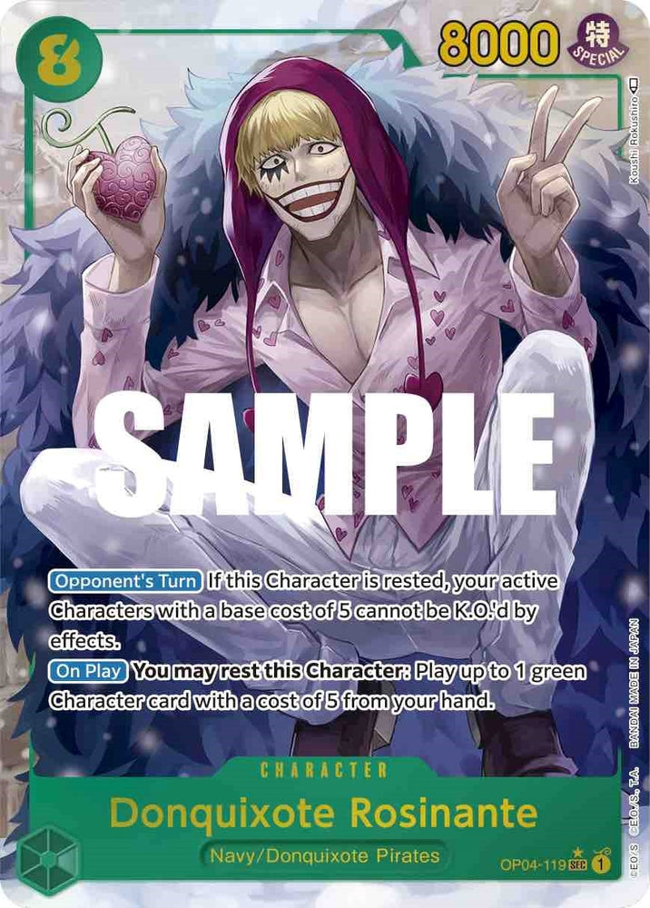 Image for Donquixote Rosinante (Alternate Art) (OP04-119) [Kingdoms of Intrigue] - One Piece Card Game