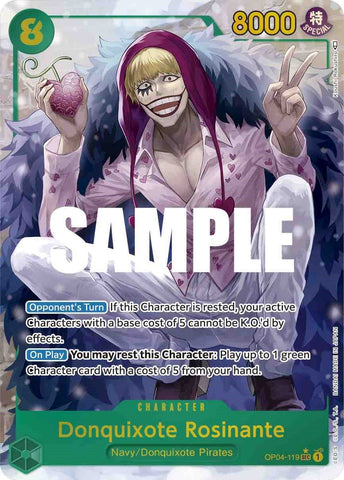 Image for Donquixote Rosinante (Alternate Art) (OP04-119) [Kingdoms of Intrigue] - One Piece Card Game