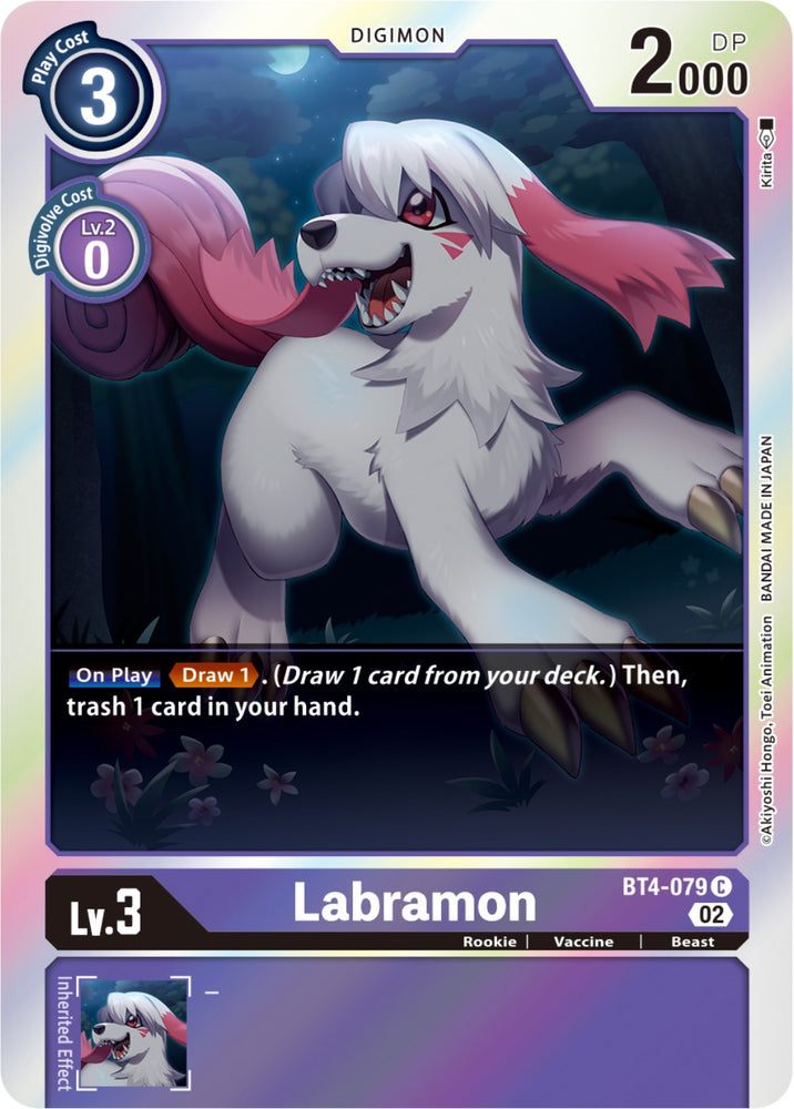 Labramon [BT4-079] (Resurgence Booster Reprint) [Resurgence Booster]