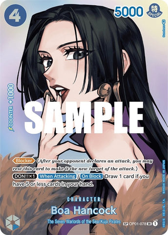 Image for Boa Hancock (SP) (OP01-078) [Kingdoms of Intrigue] - One Piece Card Game