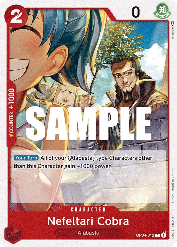 Image for Nefeltari Cobra (OP04-012) [Kingdoms of Intrigue] - One Piece Card Game