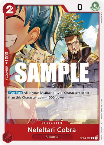 Image for Nefeltari Cobra (OP04-012) [Kingdoms of Intrigue] - One Piece Card Game