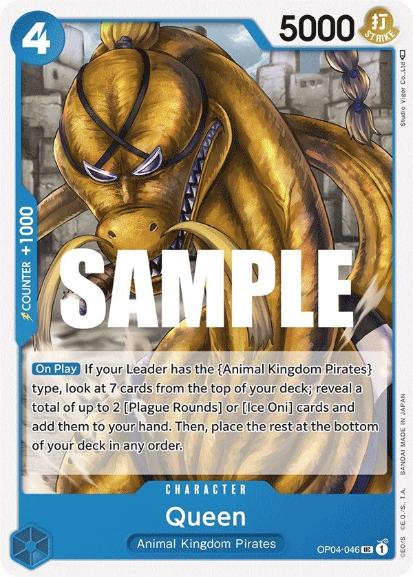 Image for Queen (046) (OP04-046) [Kingdoms of Intrigue] - One Piece Card Game