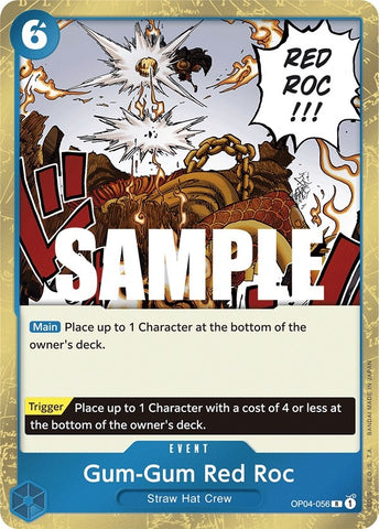 Image for Gum-Gum Red Roc (OP04-056) [Kingdoms of Intrigue] - One Piece Card Game