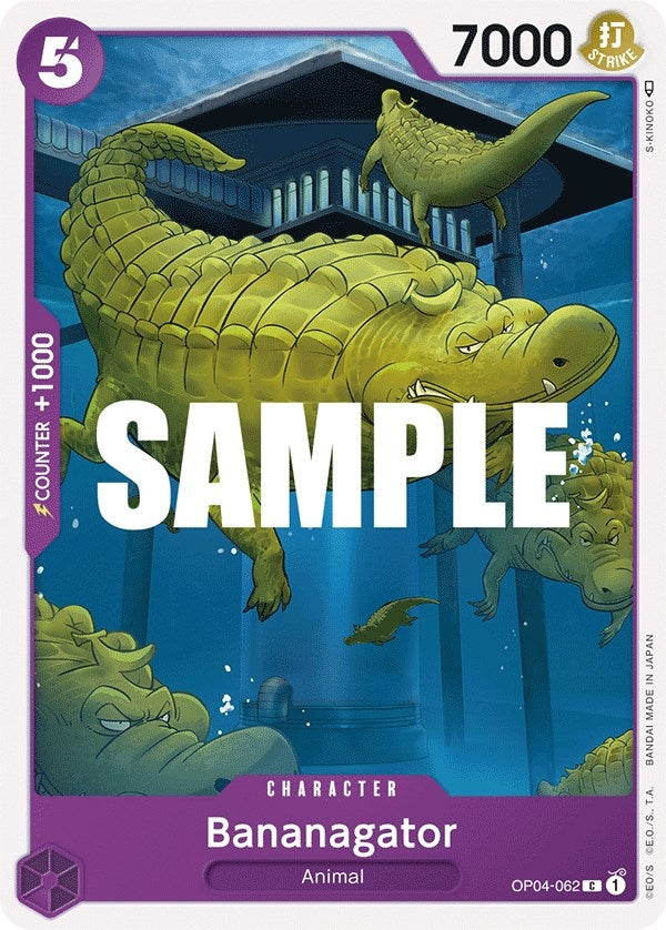 Image for Bananagator (OP04-062) [Kingdoms of Intrigue] - One Piece Card Game