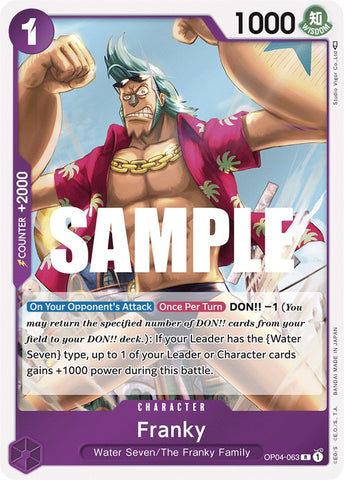 Franky (OP04-063) [Kingdoms of Intrigue]