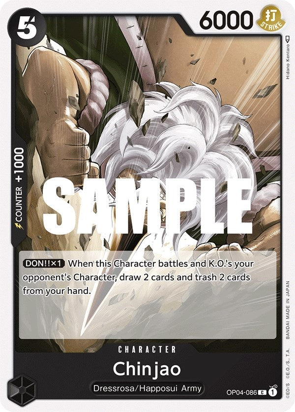 Image for Chinjao (OP04-086) [Kingdoms of Intrigue] - One Piece Card Game
