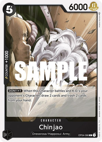 Image for Chinjao (OP04-086) [Kingdoms of Intrigue] - One Piece Card Game