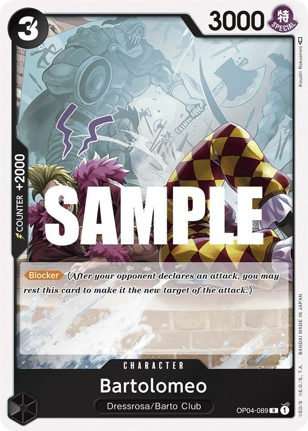 Image for Bartolomeo (OP04-089) [Kingdoms of Intrigue] - One Piece Card Game