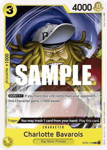 Image for Charlotte Bavarois (OP04-106) [Kingdoms of Intrigue] - One Piece Card Game