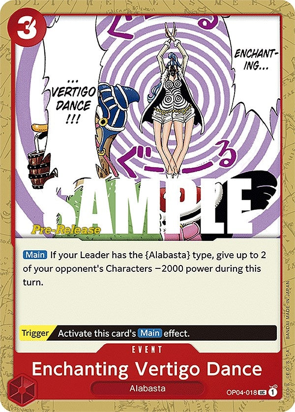 Image for Enchanting Vertigo Dance (OP04-018) [Kingdoms of Intrigue Pre-Release Cards] - One Piece Card Game