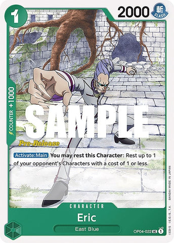 Eric (OP04-022) [Kingdoms of Intrigue Pre-Release Cards]