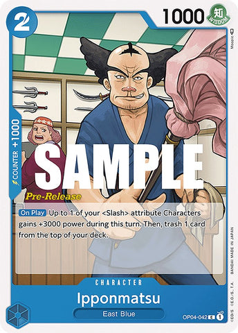 Ipponmatsu (OP04-042) [Kingdoms of Intrigue Pre-Release Cards]