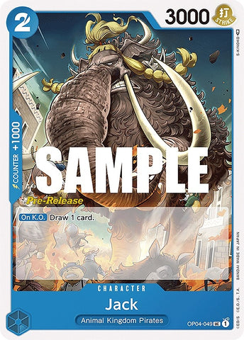 Image for Jack (OP04-049) [Kingdoms of Intrigue Pre-Release Cards] - One Piece Card Game